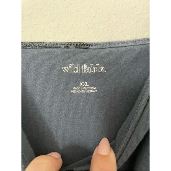 Wild Fable Butterfly Slip Dress Womens 2XL Blue Y2K Grunge Fairycore Festival - Picture 3 of 9